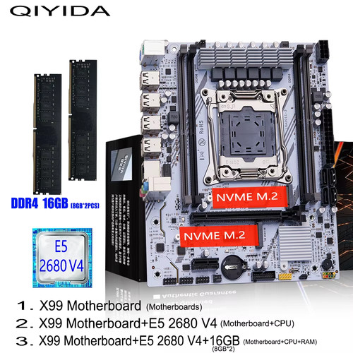 Kit carte mère x99 - carte,