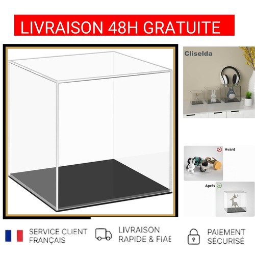 Vitrine acrylique cube - vitrine,