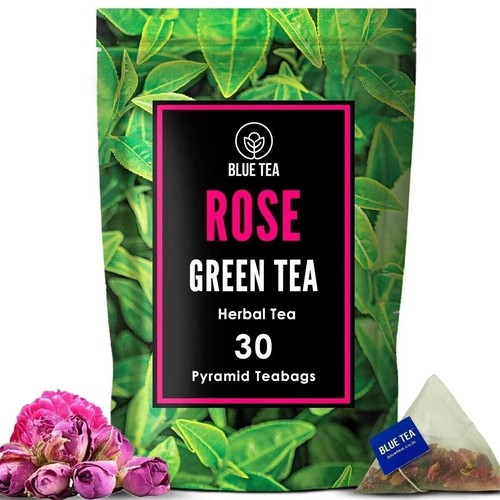 Tea bleu thé - vert, rose
