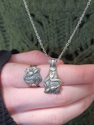 Spoon rings pendentif 950 - +,
