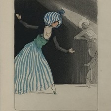 MOLIERE - LE SICILIEN - DRESA - 1914 - SUR JAPON IMPERIAL - TRIPLE SUITE