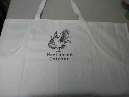 Embroidered apron for the