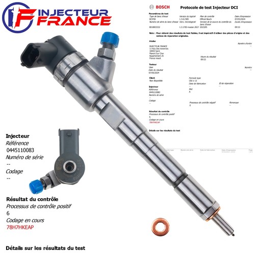0445110083 injecteur opel - injecteur,