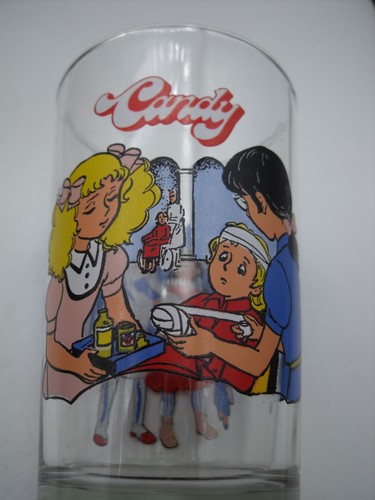 Vintage verre moutarde - à,