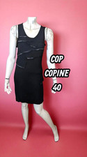 Cop Copine Taille 40  Superbe robe noire sans manches modèle Calli