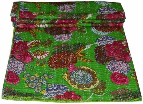 Couvre lit indien double - couvre-lit,
