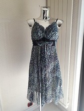 Robe Légère Bleue Fleurs -