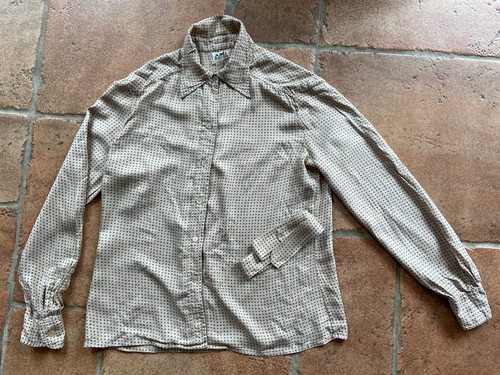 Chemise hermès soie beige - chemise,