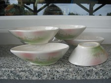 6 COUPELLES AVOCAT FAÏENCE DE PORNIC VILLAGE 7 cm Haut