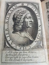 [ METAMORPHOSES D'OVIDE  1658 - TRAD. RENOUARD ] 20 GRAVURES DE GAULTIER - RARE