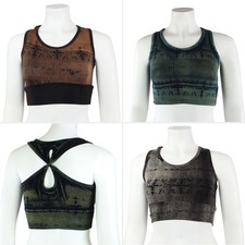 Crop Top Racerback Batik