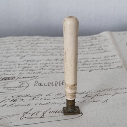 Sceau cachet ancien fin - sceau,