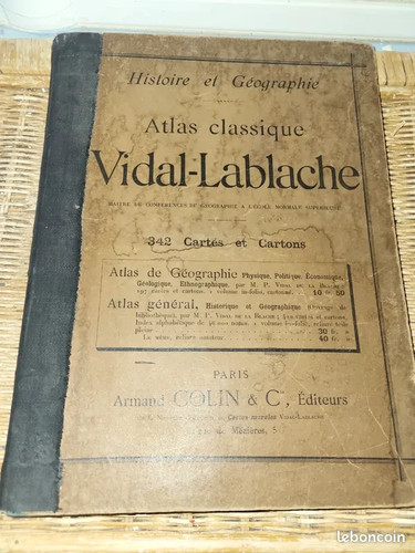 Atlas classique vidal - atlas, vidal-lablache
