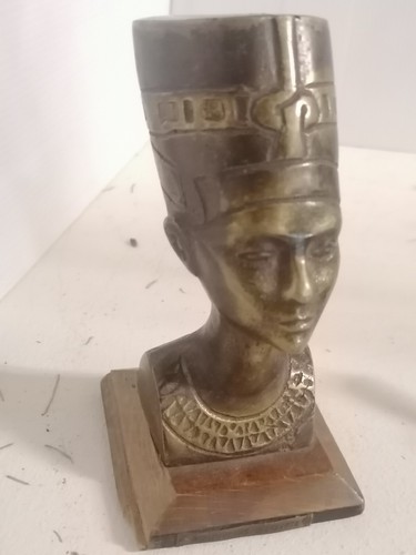 Buste reine néfertiti bronze - buste,