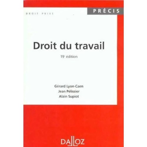 Livre droit travail - livre,
