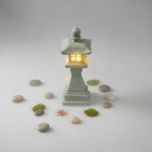 Statue lanterne imitation - lanterne,