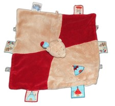 Doudou plat ours Indien Pinto