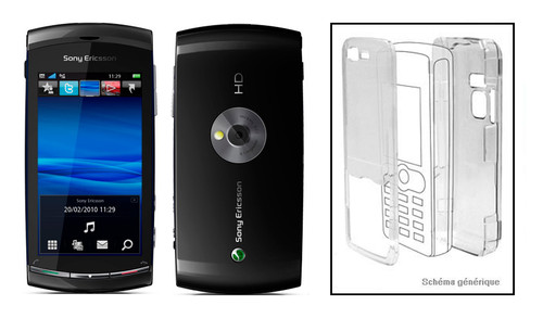 Coque cristal transparente - coque,