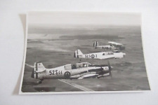 Photo Avion Flottille 51S/52S en Vol Aéronavale Française Stampe SV4 Nord 1002