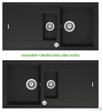 Évier en granit noir évier