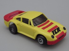 Voiture Porsche 959 jaune et