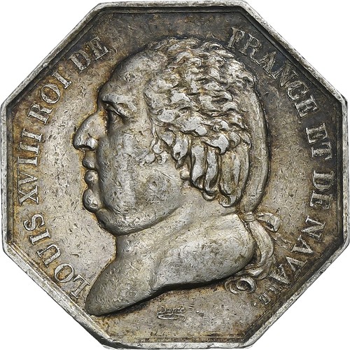 France jeton louis xviii - france,,