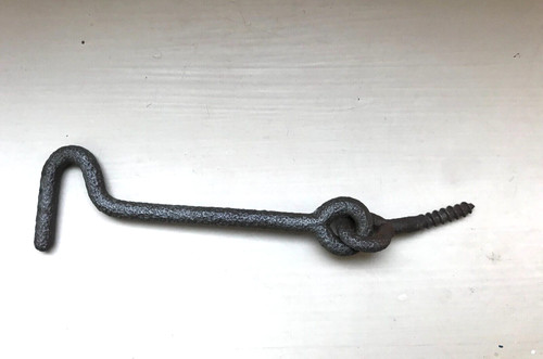 Ancien crochet fer porte - crochet, en