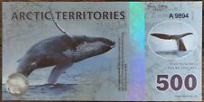 Billet 500 Polar Dollars - BALEINE A BOSSE - 2017  Arctic Territories - Arctique