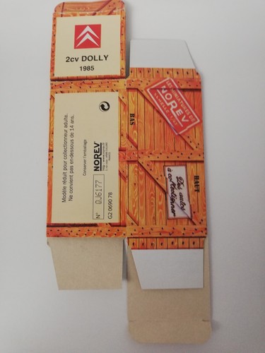 Boite vide carton norev - boite,