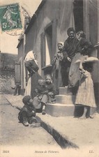 CPA 76 MAISON DE PECHEURS