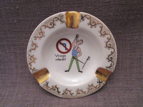 Cendrier porcelaine de - porcelaine,