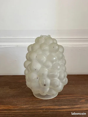Globe verre motif bulle - verre,