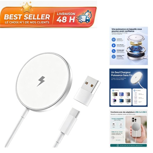 Chargeur induction magnétique - chargeur,