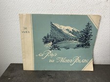 Ancien Livre Au Pays Du Mont Blanc 36 Vues 19 Eme ? Souvenir Collection Photo