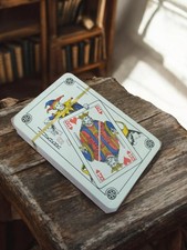 Jeu de cartes ancien solitaire