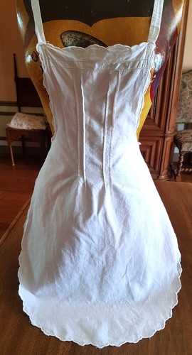 Tablier coton blanc - -,