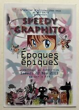 SPEEDY GRAPHITO -  carton d invitation - 2003