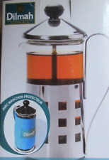 Théière verre inox à