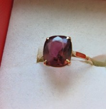 Bague Ancien 1900 Or 18 Carats 750 Belle Tourmaline TDD 52