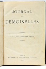 Journal des Demoiselles 45ème année Paris 1877
