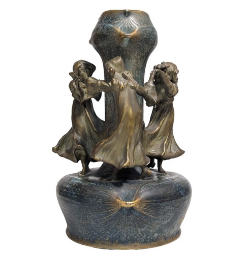 Vase art nouveau - amphora, en