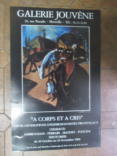 Affiche exposition chabaud - affiche,