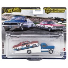 Mattel Hot Wheels Équipe Transport '66 Chevelle Avec '72 Chevy Rampe Camion Neuf