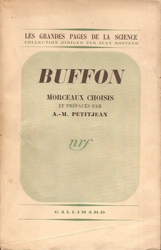 Buffon morceaux choisis - morceaux,