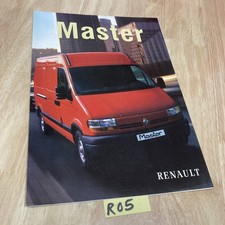 Renault fourgon Master 1998 prospectus catalogue automobile publicité
