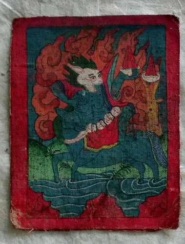 Rare thangka bouddhiste - thangka,