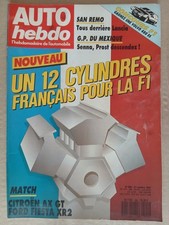 AUTO HEBDO N°596 21/10/1987