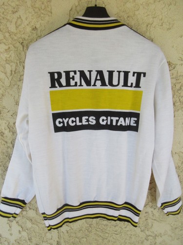 Maillot sweat cycliste renault - sweat,