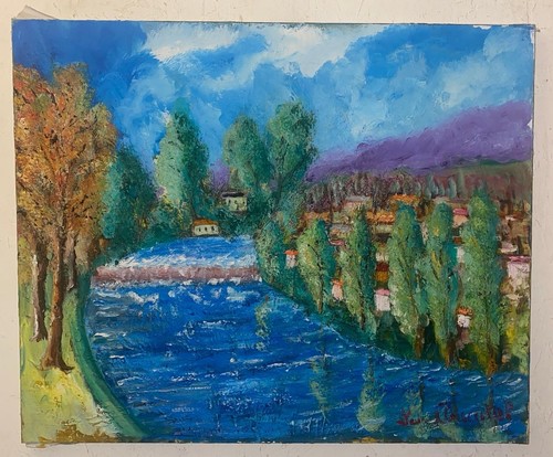 Tableau ancien 20f 73x60 louis - 20f,