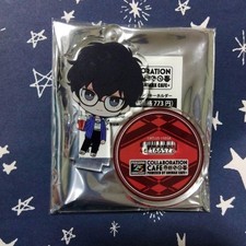 Porte-clés Persona 5 Joker Trading Acrylic Stand avec sous-verre bonus neuf